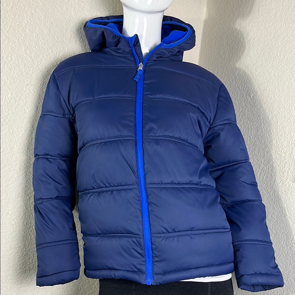 Faded Glory Kids Blue Puffer Jacket